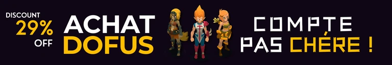 Achat compte dofus unity